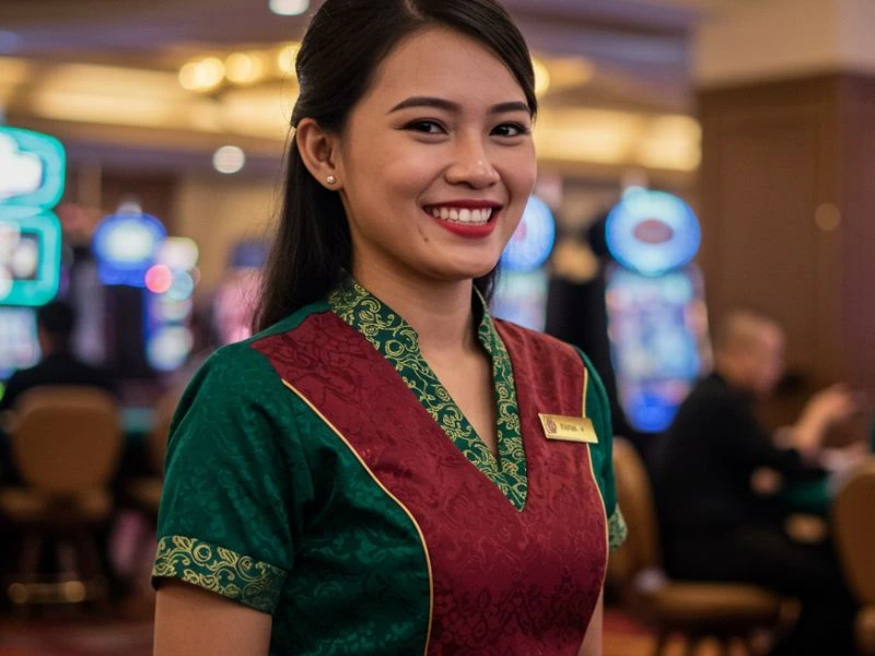 Friendly casino staff welcoming players at Extreme Gaming 88