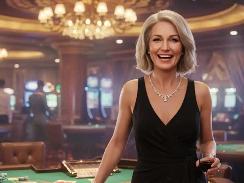 Elegant woman winning at the table games in Extreme Gaming88