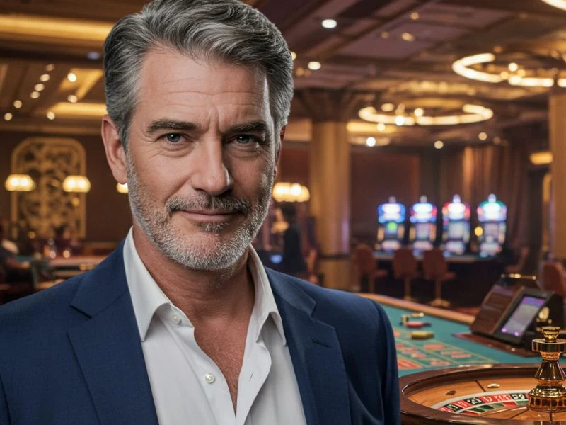 Confident man smiling after registering ph gameclub account