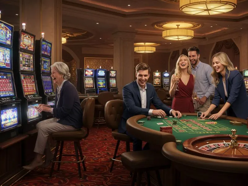 Happy family enjoying games after completing CC6 Online Casino Register.