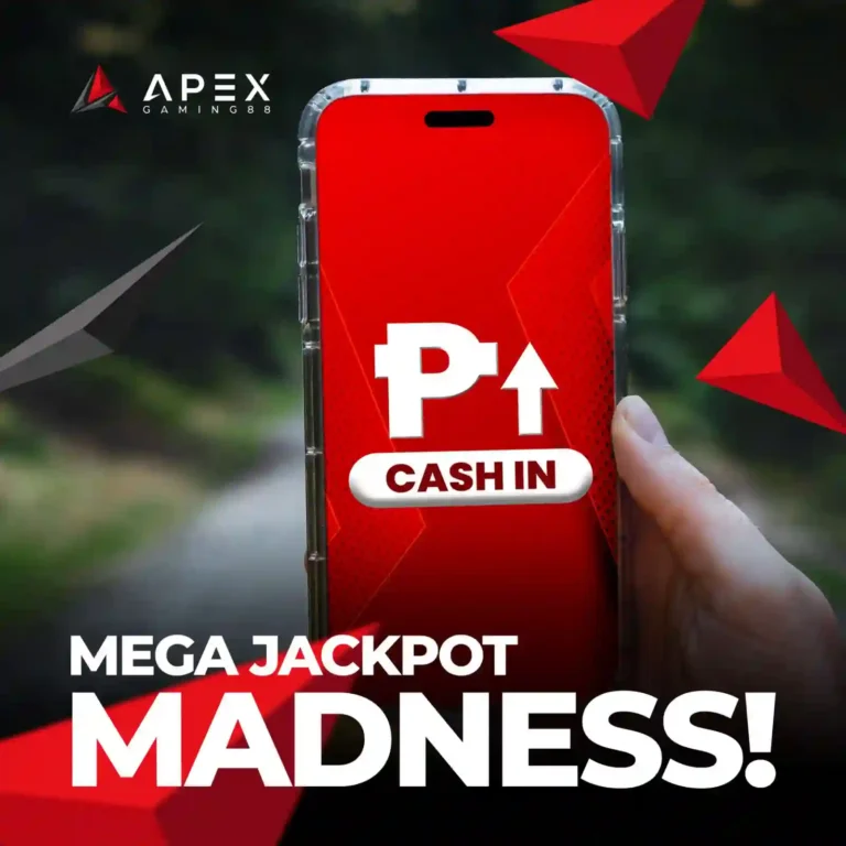 Contact Us at ApexGaming88 to claim Mega Jackpot Madness