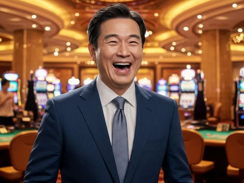 Smiling player enjoying the casino floor experience at bl777 online casino