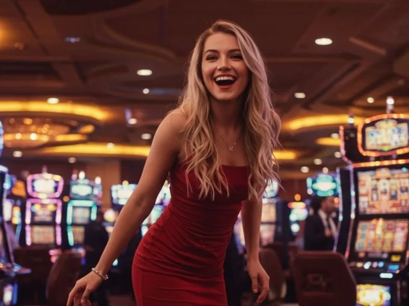 Woman player enjoying her time after cczz casino login register philippines