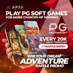 Every 20k Valid Turnover = 1 Raffle Entry by Apex Gaming88