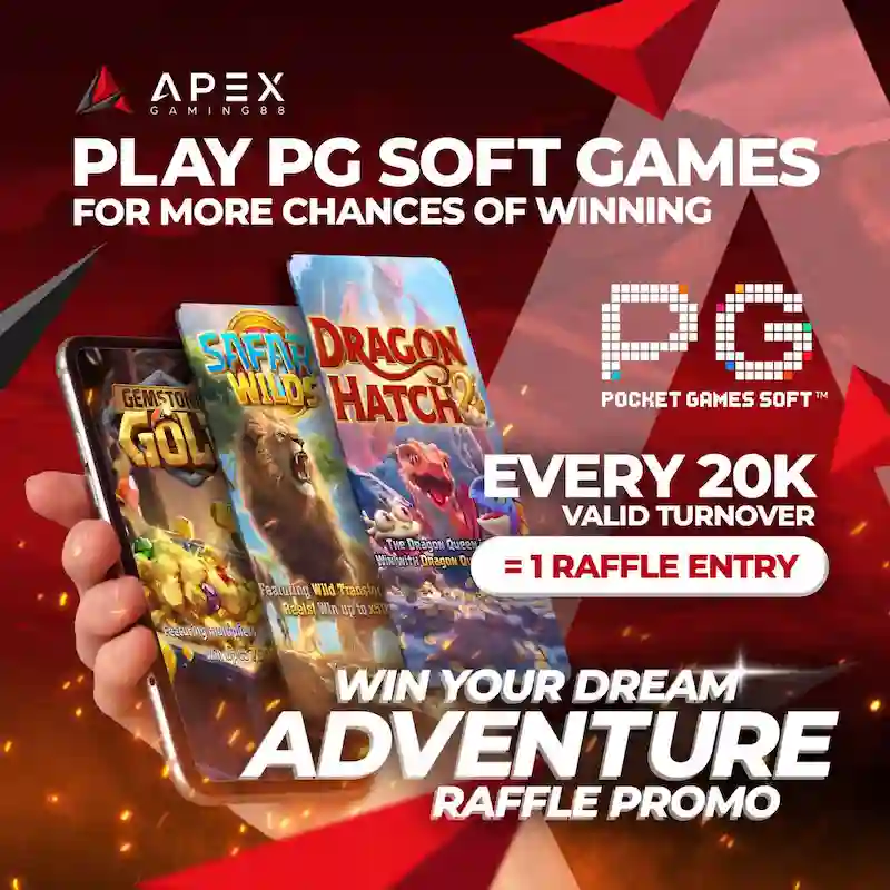 Every 20k Valid Turnover = 1 Raffle Entry by Apex Gaming88