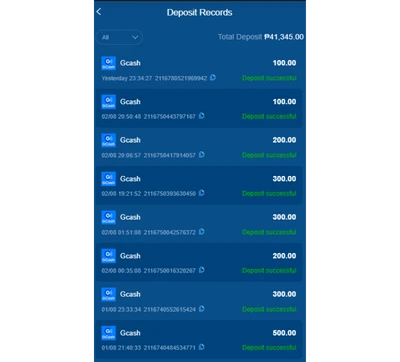 Transaction history showing valid turnover records at ApexGaming88 platform
