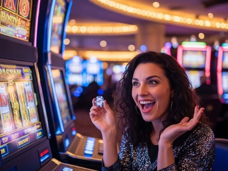 S5 casino free player enjoying free spins on favorite slot game while experiencing an exciting and entertaining gaming moment