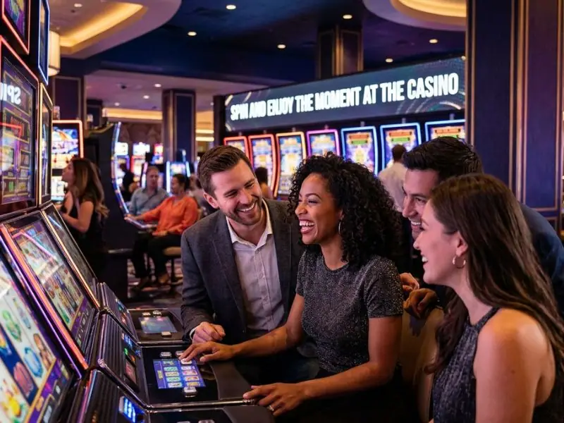 A player spinning reels and enjoying every moment on Crazy 777 slot-Tada Games