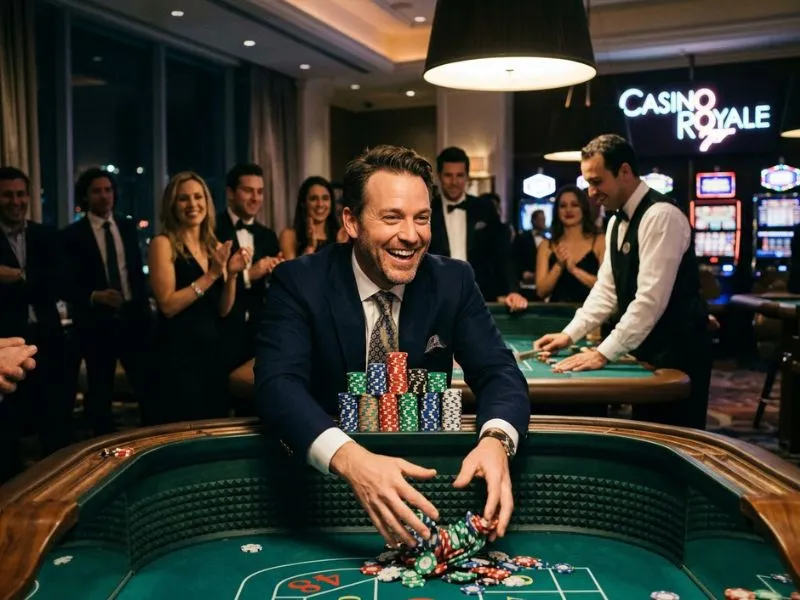 phdream online casino the player felt joy with every win happy player enjoying casino wins