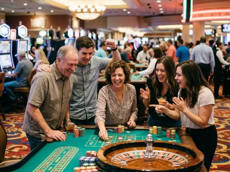 Player smiling at casino table on Apaldo Casino during an online gaming session