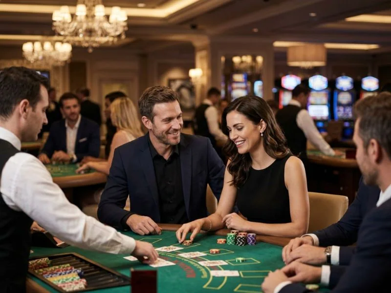 Graceful woman smiling in a premium gaming setting featuring jili online casino free 200php rewards