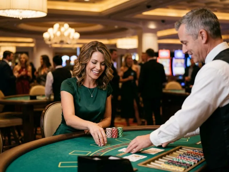 Confident woman relaxing and enjoying premium casino entertainment experience at phsky com casino login
