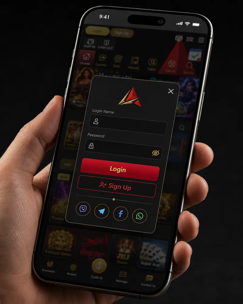 ApexGaming99 login screen shown on an iPhone