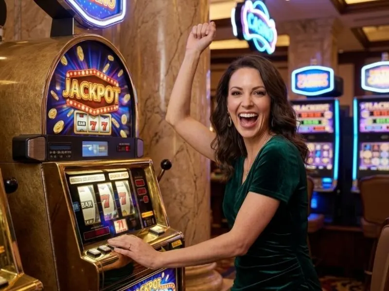 A relaxed casino player enjoys a comfortable and welcoming environment inspired by bl777 online. The image highlights a modern casino setting with inviting surroundings, creating an enjoyable atmosphere for gaming and entertainment.