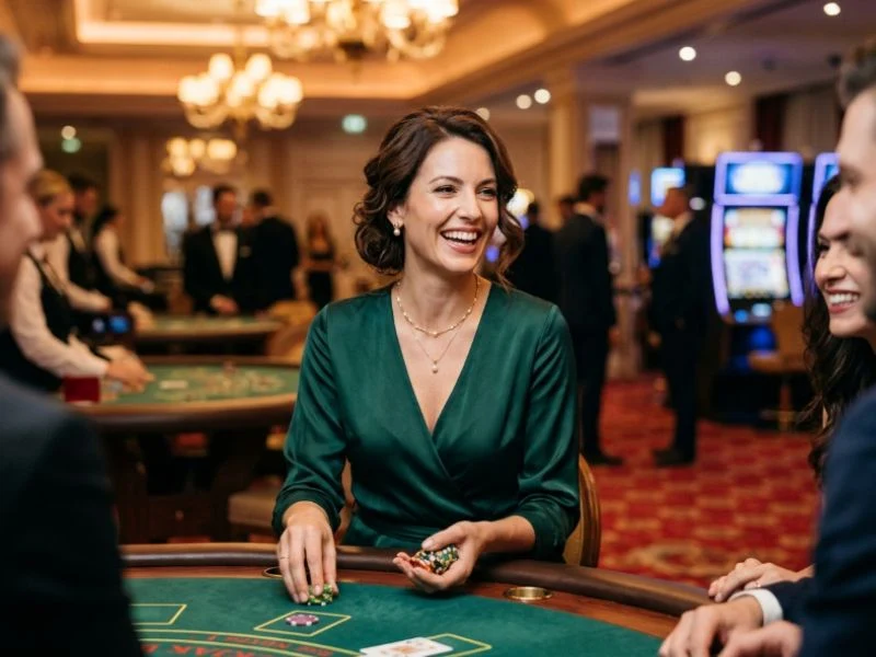 games with GCash player appreciating the luxury and comfort of a world-class casino.