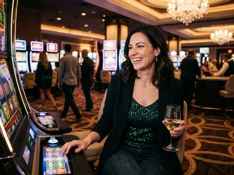 gamezone online casino visitor enjoying an entertaining night out at the casino.
