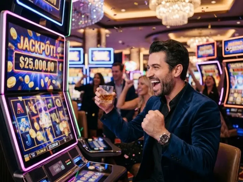 milyon88 online casino player enjoying a fun-filled night of casino entertainment.