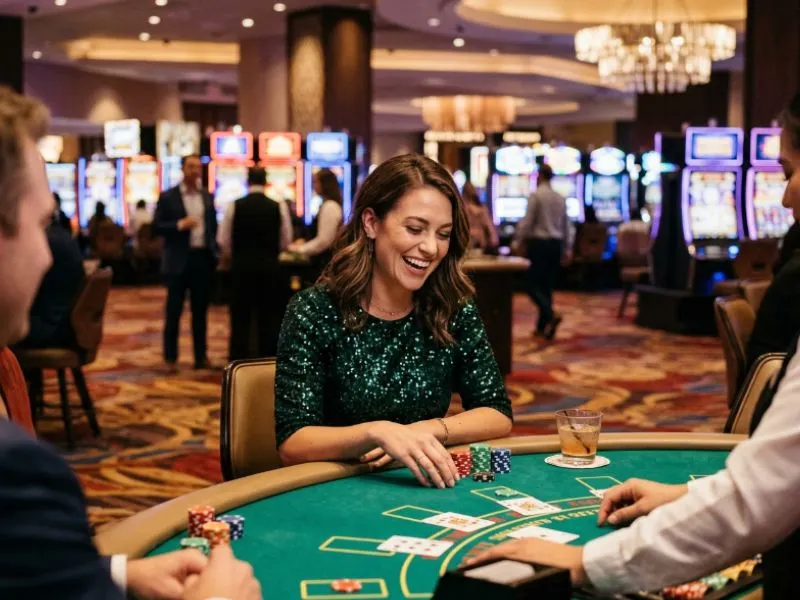 Player enjoying live dealer games on GameZone PAGCOR with confidence and focus.
