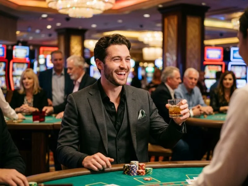 Player staying focused on every spin and hand while using PAGCOR Online Sabong Live